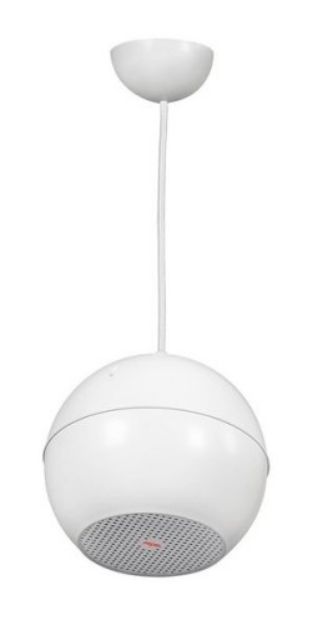 Picture of Proel 100V Ball Speaker 6½" Pendant Mount 10W WHITE