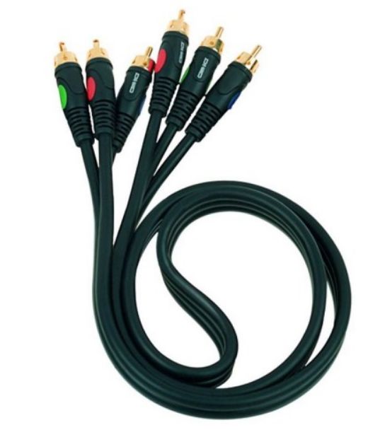 Picture of Die Hard RCA Loom 3 Way RGB Video 3m GOLD