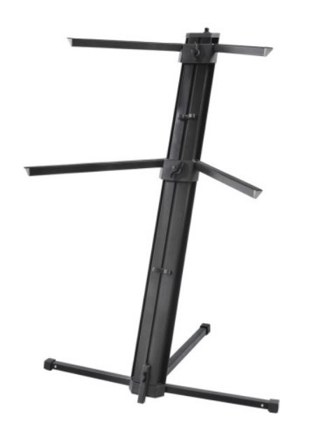 Picture of Proel Keyboard Stand Double Tier Column Style BLACK