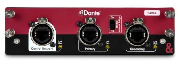 Picture of A&H Dante Audio Interface Card for dLive & Avantis Mixers