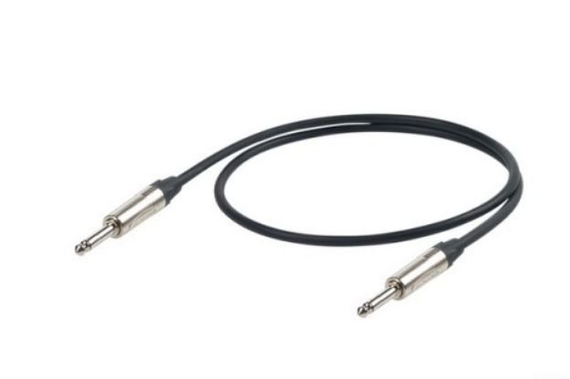 Picture of Proel Guitar Lead TS > TS 3m 90% Braid Shield BK