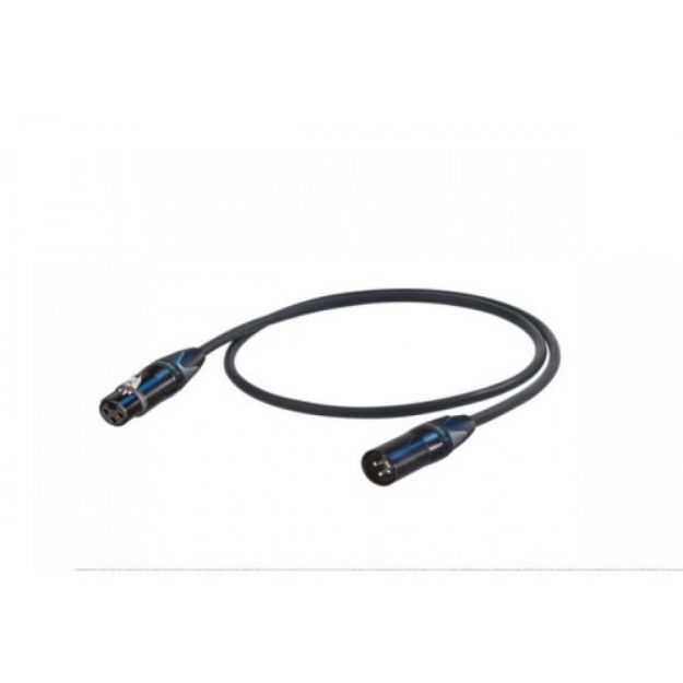 Picture of Proel Mic Lead FXLR > MXLR 10m 90% Braid Shield BLACK