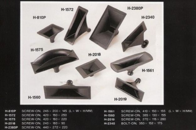 Picture of Zomax Horn Screw on Plastic  270 x 115 x 280