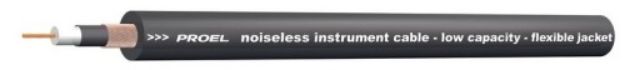 Picture of Proel Bulk Instrument Cable 95% Spiral Shield BK