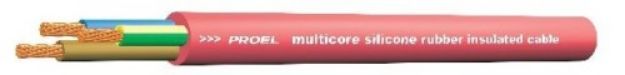 Picture of Proel Bulk Mains Cable 3 x 1.5mm Silicone Rubber RED