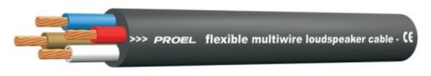 Picture of Proel Flexible Speaker Cable Twisted 4 x 2.5mm² BLACK