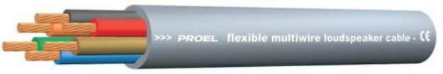 Picture of Proel Flexible Speaker Cable Twisted 6 x 2.5mm² BLACK