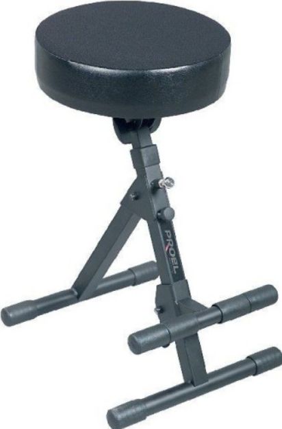 Picture of Proel Musicians Stool Height Adjustable with Foot Rest