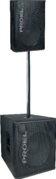 Picture of Proel Speaker Support Pole Square Tube 1100mm