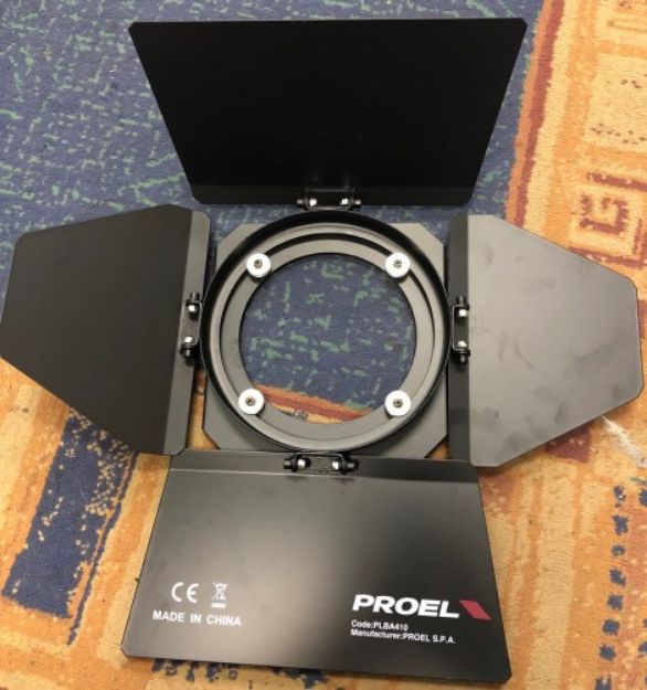 Picture of Proel Theatre Spotlight Barndoor Rotary 4 Wings