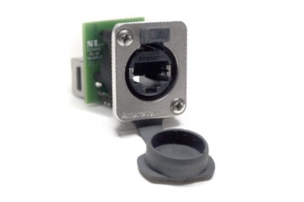 Picture of Amphenol Ethercon RJ45 XLRnet IP54 WITH CAP FEEDTHRU
