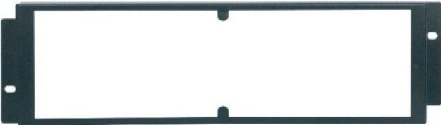 Picture of 19" Rack Protection Panel 3U Metal Frame + Plexiglass Window