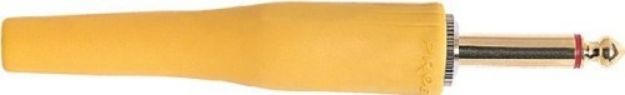 Picture of Mono Jack Connector 6.3mm Cord Plug MALE YELLOW