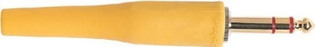 Picture of Stereo Jack Connector 6.3mm Cord Plug MALE YELLOW