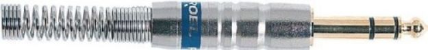 Picture of Stereo Jack Connector 6.3mm TRS Cord Plug MALE