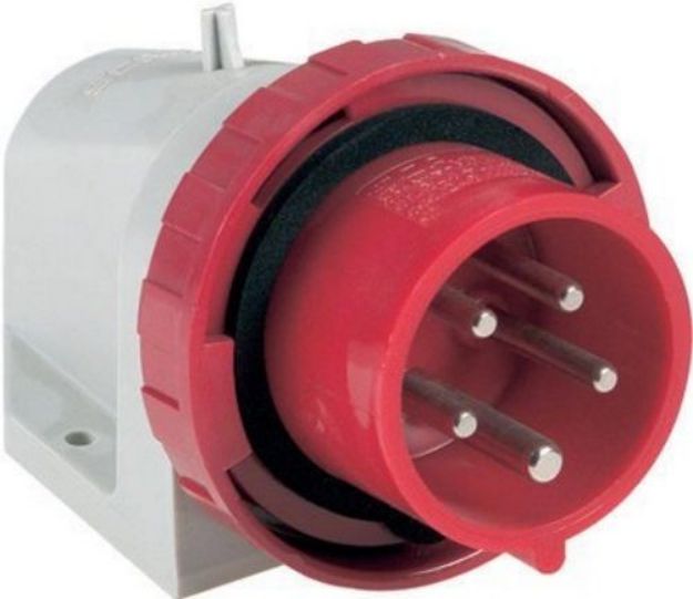 Picture of 16A Mains Connector 3Ø 415V Panel Mount MALE