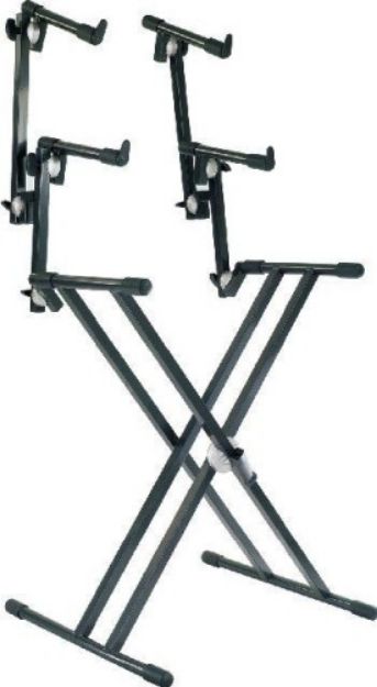 Picture of Proel Keyboard Stand Triple Tier Double Brace