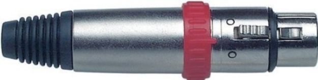 Picture of XLR Connector 3 Pin Cord Plug+Switch FEMALE