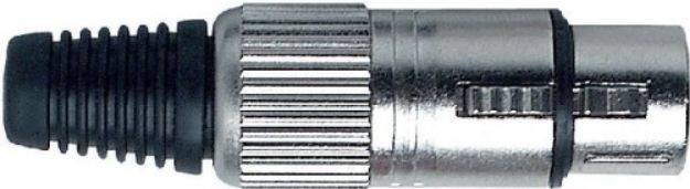Picture of XLR Connector 5 Pin Cord Plug FEMALE