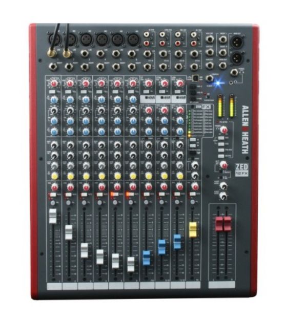 Picture of ZED12FX Rack Mixer 6 Mono+3 St 3 Aux USB Interface+FX