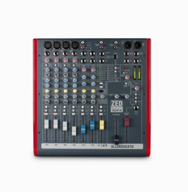 Picture of ZED6010FX Mixer 4 Mono+2 Stereo 1 Aux 2-Track USB Interface
