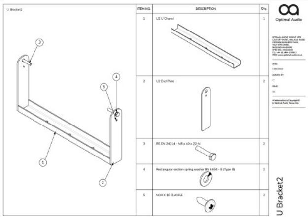Picture of Optimal U Bracket for Cuboid 10
