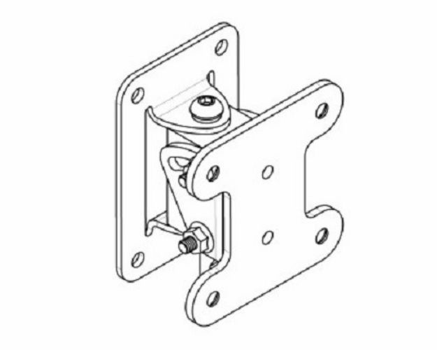 Picture of Martin Wall Bracket BLACK Marine Grade