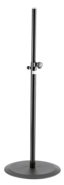 Picture of K&M Speaker Stand Steel 35mmØ Tubing ROUND BASE Black
