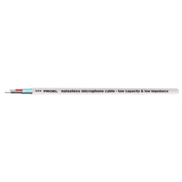 Picture of Proel Installation Microphone Cable Foil Shield WHITE