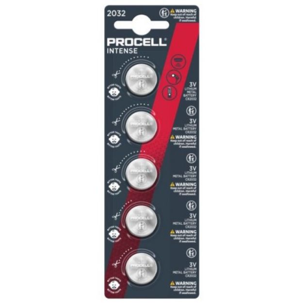 Picture of Procell Intense 2032 COIN Battery 3V Lithium 40 Pack