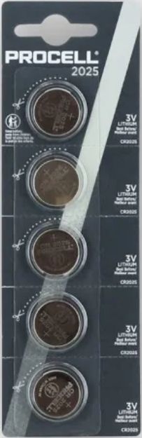 Picture of Procell Intense 2025 COIN Battery 3V Lithium 40 Pack