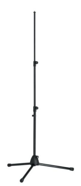 Picture of K&M Compact Floor microphone stand  Three piece shaft