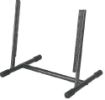 Picture of Jansen 19" Rack Stand 8U Desk Top Angled Front BLACK