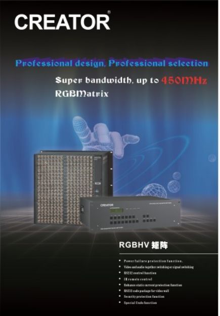 Picture of Creator RGB Matrix 8 In > 4 Out RGBHV+Audio