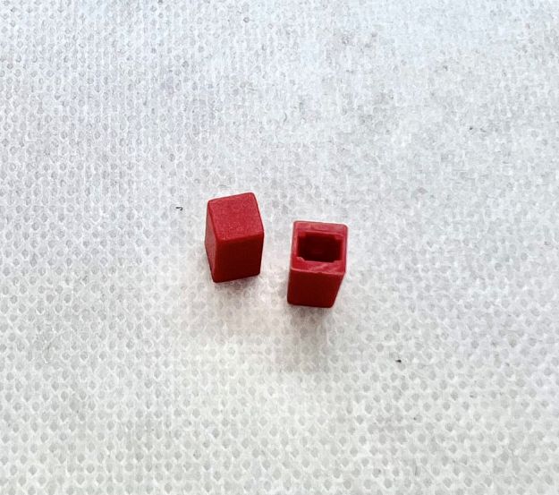 Picture of A&H Knob Pushswitch RED